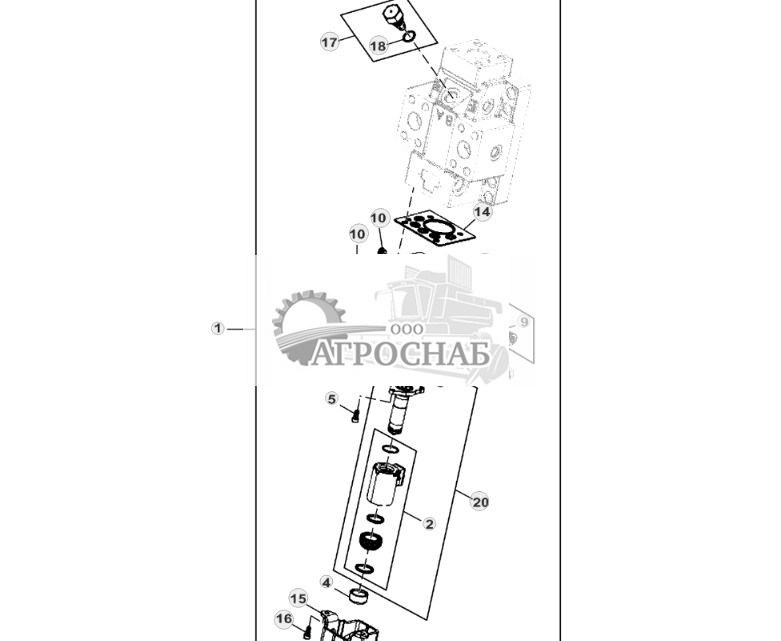Упр. мотора гидростат. гусен. привода (334754 - ) - ST948250 24.jpg